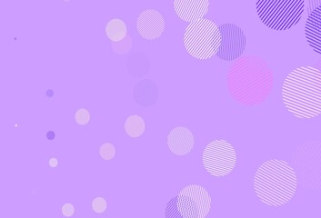 Light Purple vector layout with circle shapes.