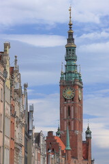 Gdańsk (Polska), Stare Miasto z XV-wiecznym gotycko-renesansowym Ratuszem Głównym. © Dariusz Skoczeń