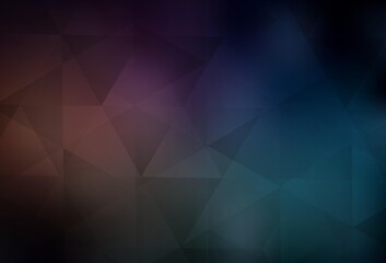 Obraz premium Dark Blue, Red vector abstract mosaic backdrop.