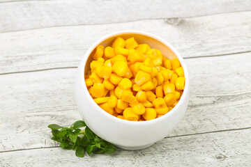 Young sweet corn