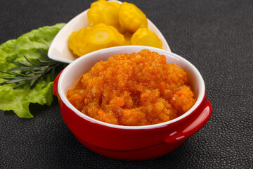 Zucchini squash caviar