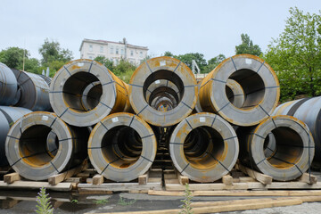 Storage of cold rolled steel in coils