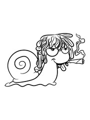 Schnecke witzig joint kiffen 