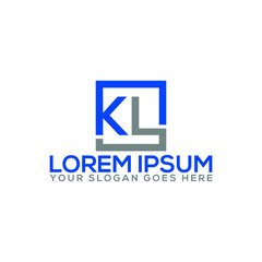 Initial KL logo design and IDENTITY DESIGN - Vector File
