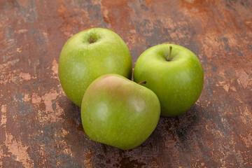 Green ripe apple
