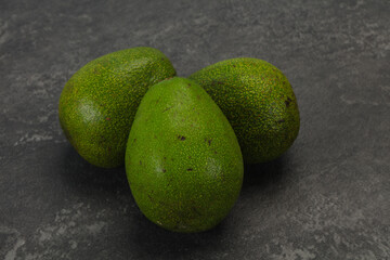 Ripe green dietary avocado - superfood