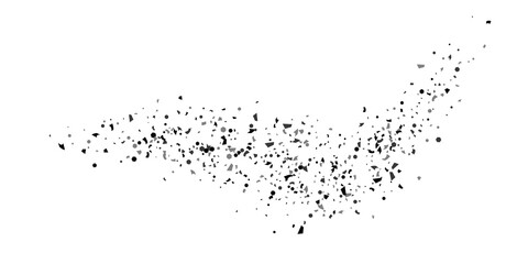 Fototapeta premium Silver confetti.
