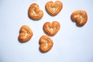 Little heart biscuits, cookies for Valentine's day