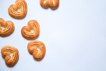 Little heart biscuits, cookies for Valentine's day