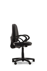 Studio shot of a black desk chair