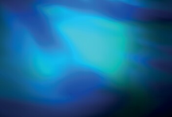Dark BLUE vector abstract blurred layout.