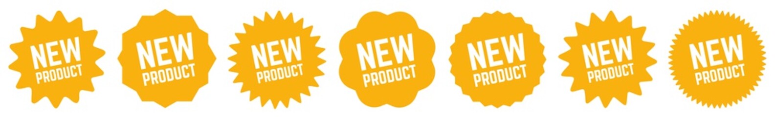 New Product Tag Orange | Icon | Sticker | Deal Label | Variations