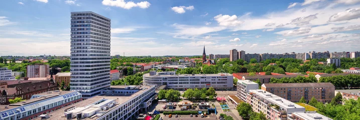 Aerial view to the down town of Frankfurt an der Oder, Germany © EKH-Pictures