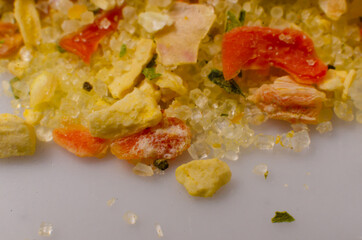 Seasoning macro photography