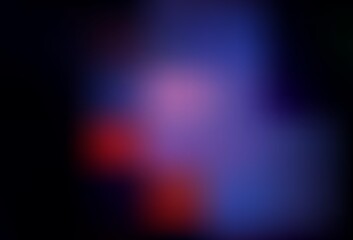 Dark Purple vector colorful blur background.