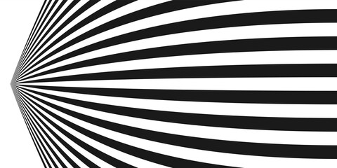 Abstract diagonal background of black and white repeat straight stripe line wavy design