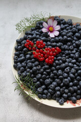 blueberries in a bowl
