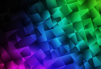 Obraz premium Dark Multicolor vector triangle mosaic texture.