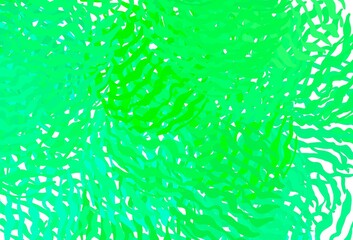 Light Green, Yellow vector template with wry lines.