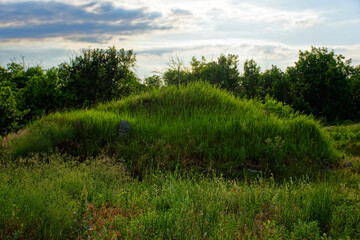Graves Skif on the island of Khortitsa