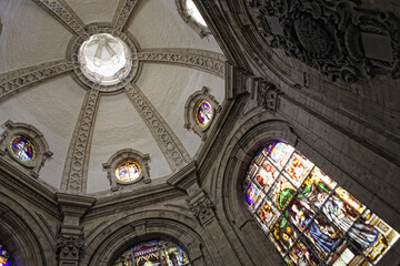 Fototapeta premium Interior of catholic church in Brussels