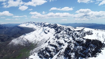 snowy mountain landscape