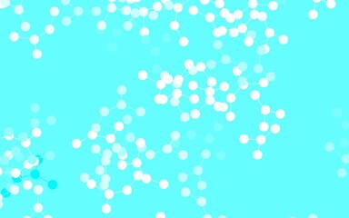 Light Blue, Green vector backdrop with artificial intelligence data.