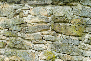 Stone wall close up as desktop background