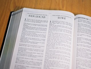 Holy Bible Christian Book  New Testament - Luke Gospel