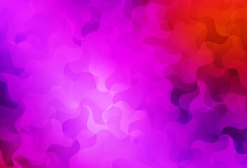 Light Pink, Red vector polygonal background.
