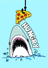 TIBURON HAMBRIENTO PIZZA