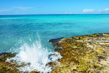 Relax on white sand beaches by the ocean