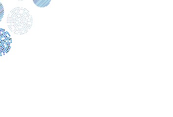 Light Blue, Yellow vector layout with circle shapes.