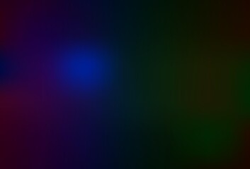 Dark Multicolor vector abstract blurred layout.