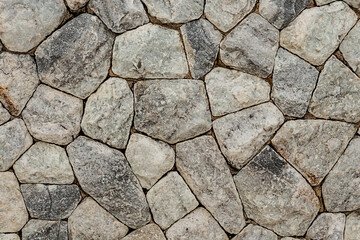 pattern of stone from gray multi-faceted and uneven background solid