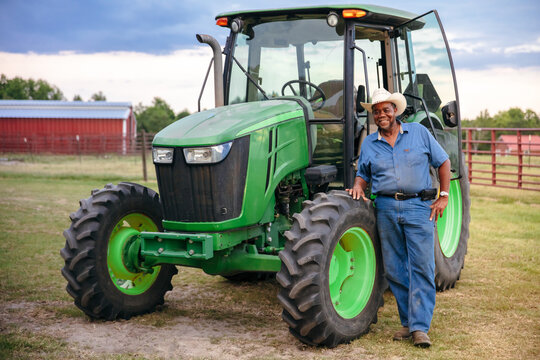 Portrait of mature black farmer