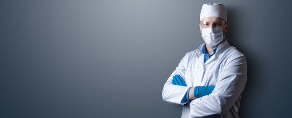 Young doctor against new Coronavirus 2019-nCoV