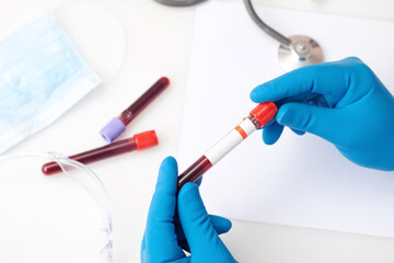Coronavirus 2019-nCoV Blood Sample.