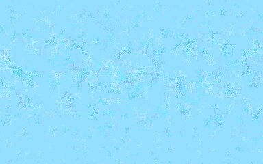 Light Blue, Green vector template with artificial intelligence structure.