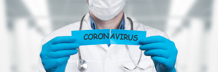 Young doctor against new Coronavirus 2019-nCoV