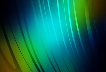 Dark Blue, Yellow vector layout with bent lines.