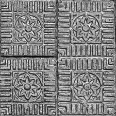 Tiles on floor