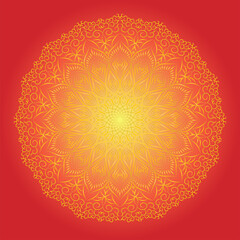 mandala colorful vintage art, ancient Indian vedic background design, old painting texture with multiple mathematical shapes