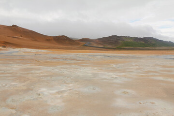 The unusual volcanic landscape of Iceland