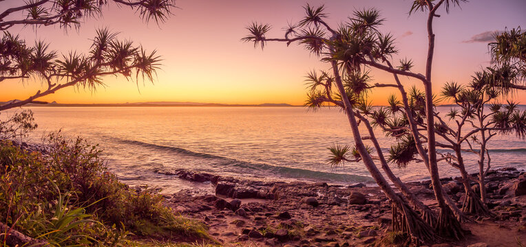 Panoramic Noosa Evening Seascape
