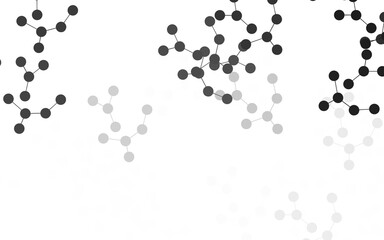 Light Gray vector texture with artificial intelligence concept.