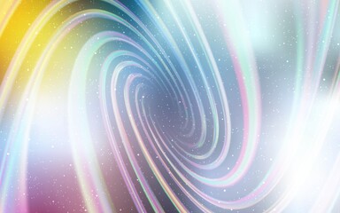 Fototapeta premium Light Multicolor vector texture with milky way stars. Blurred decorative design in simple style with galaxy stars. Pattern for astrology websites.