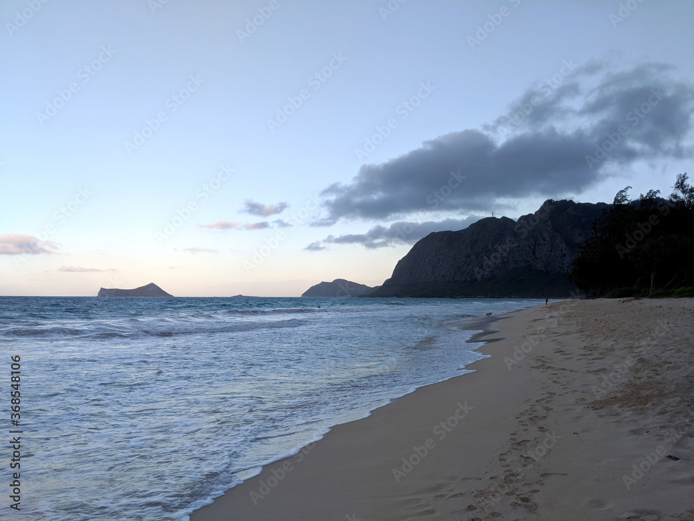 Wall mural waimanalo beach