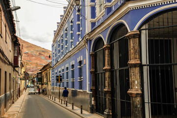 Potosi street, Bolivia,