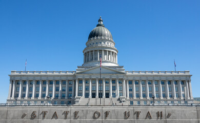 Utah State Capitol Building in Salt Lake City, Utah, USA